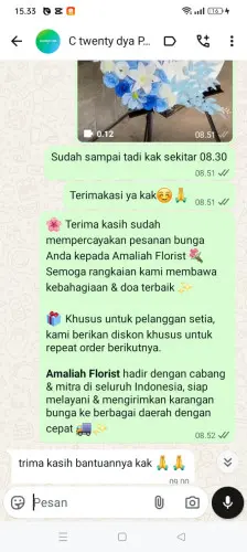 Testimonial Standing Flower salem