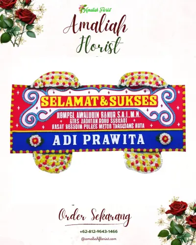 Karangan Bunga Ucapan Selamat salem